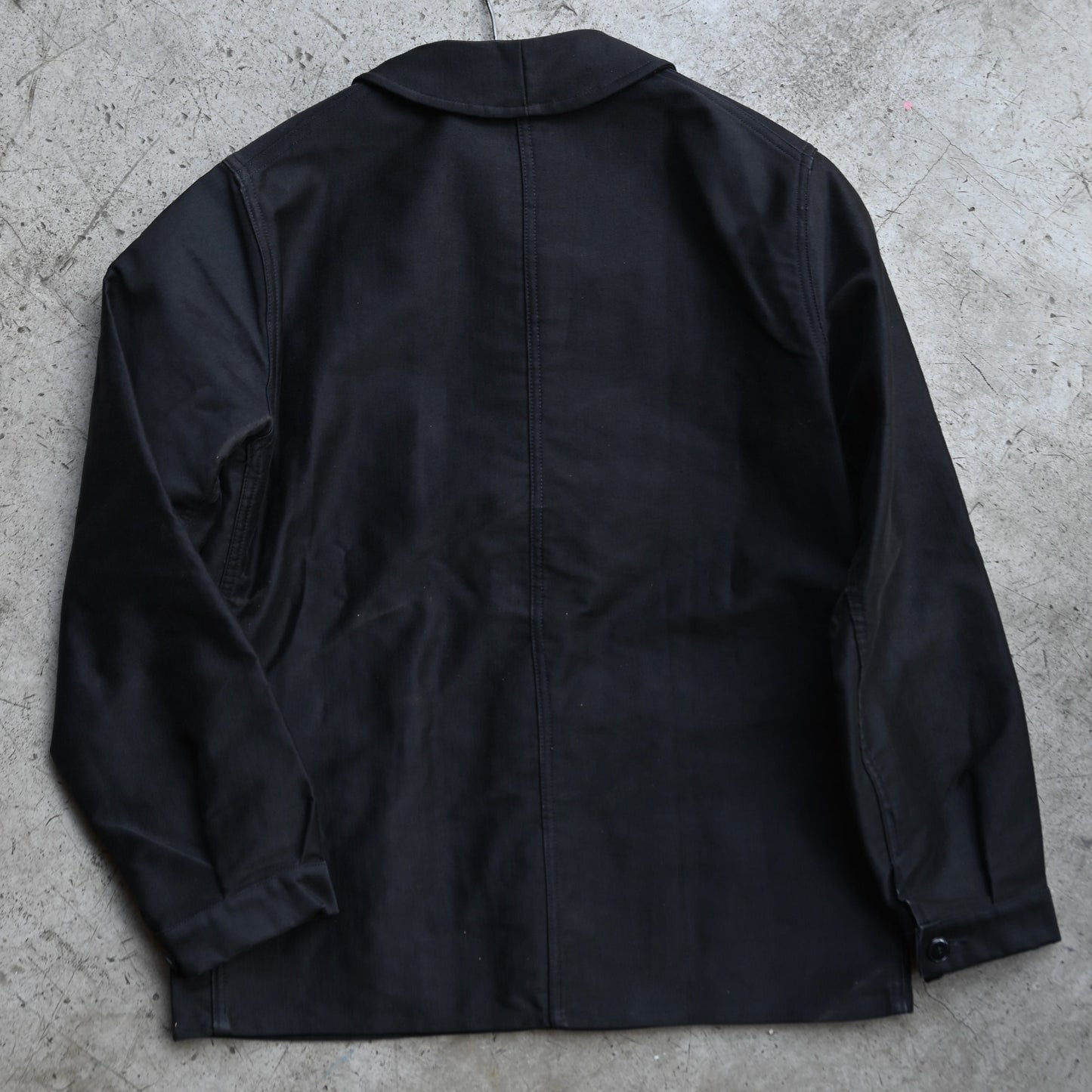 1910~30s / Vintage black moleskin jacket｛R-01014｝