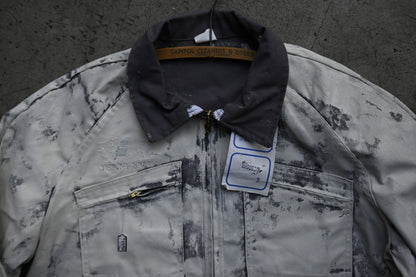 90s / France Vintage Repaint work jacket ｛R-01019｝