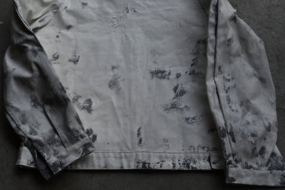 90s / France Vintage Repaint work jacket ｛R-01019｝