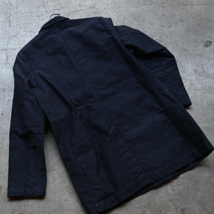 1950~70s / Vintage black moleskin jacket｛R-01020｝