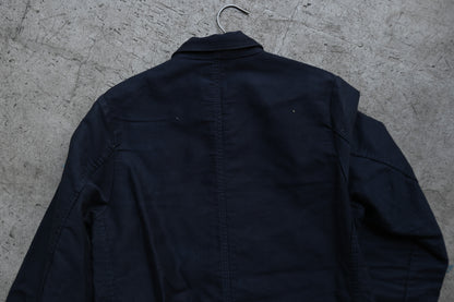 1950~70s / Vintage black moleskin jacket｛R-01020｝