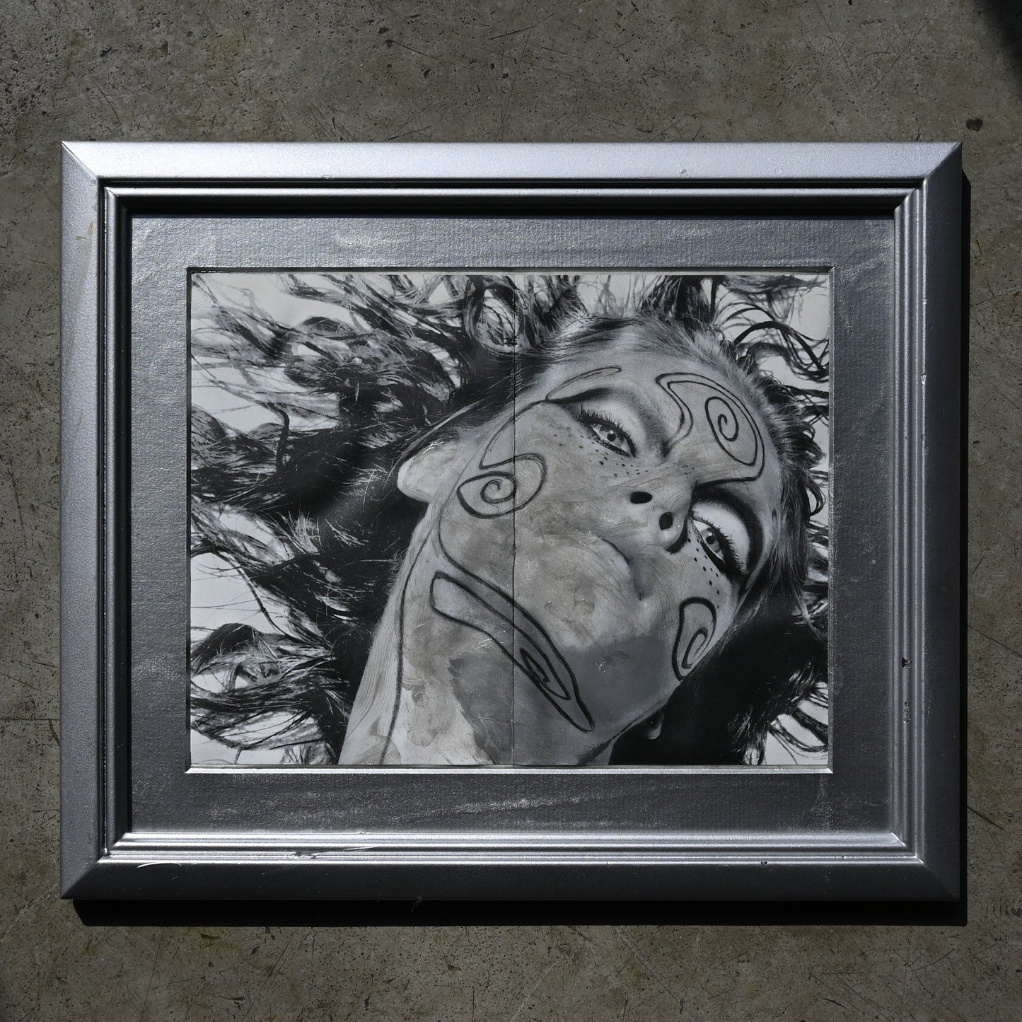 Collage art "SILVER"（Curios）R-01311