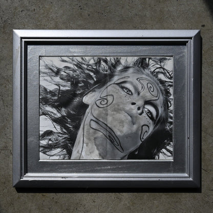 Collage art "SILVER"（Curios）R-01311