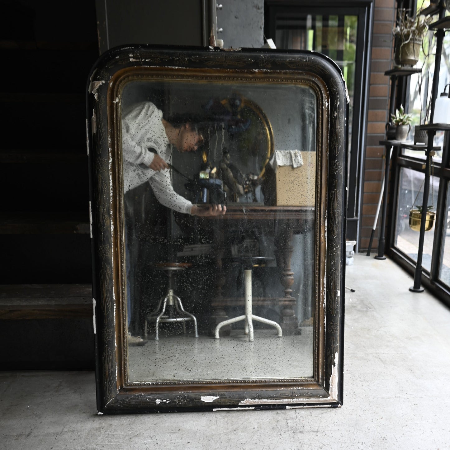 Antique Mirror  Napoleon Ⅲ style  R-0307