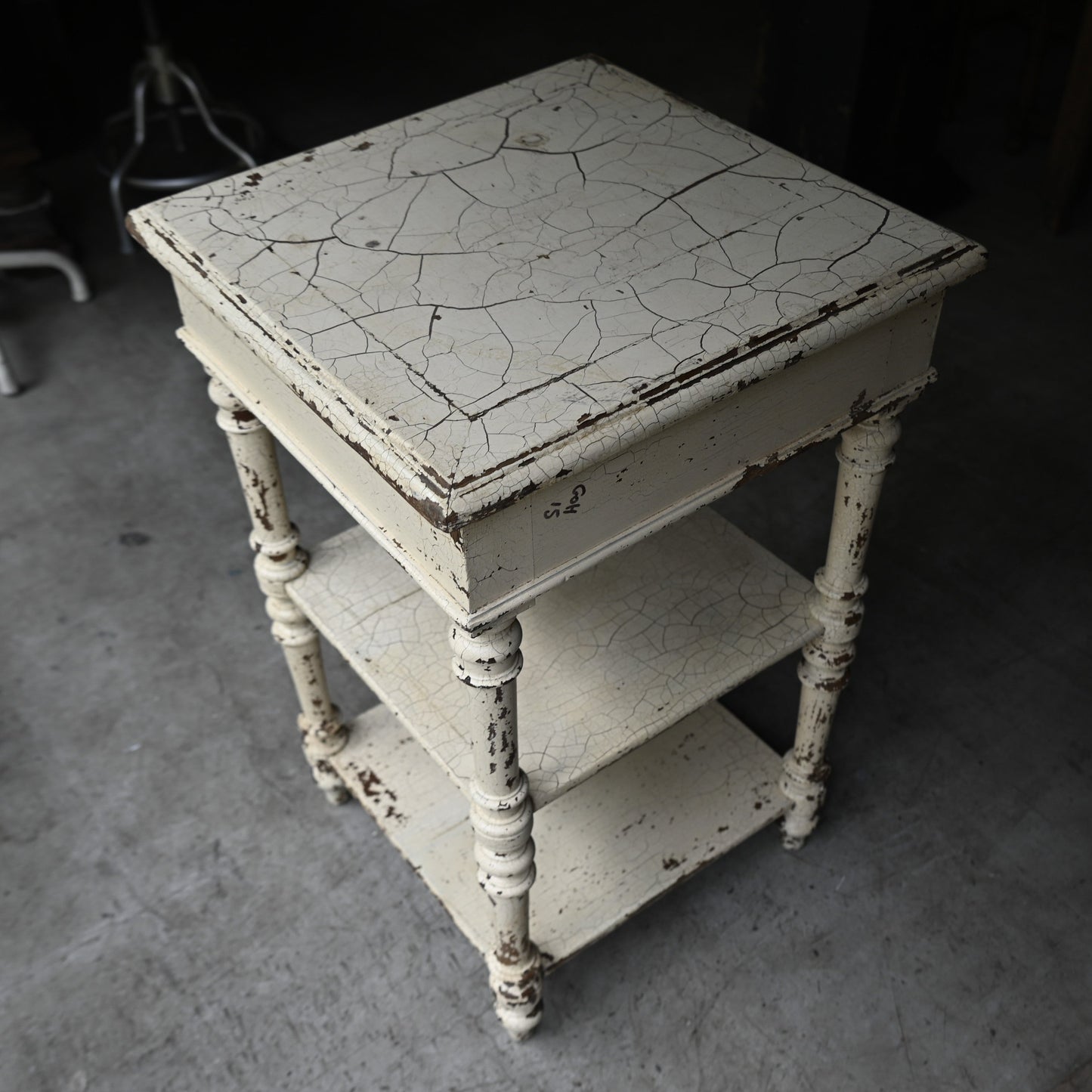 Antique shabby display stand｛R-00217｝