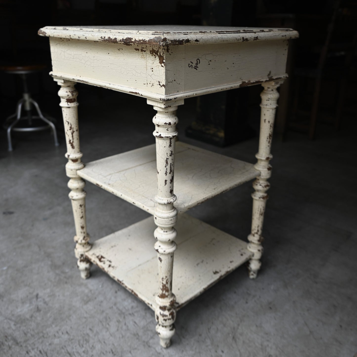 Antique shabby display stand｛R-00217｝