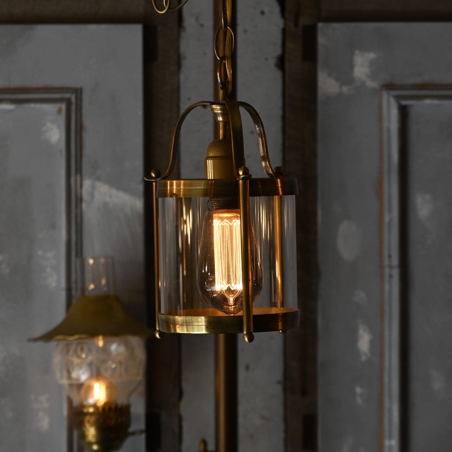 Brass lantern  lamp （1灯）｛R-00402｝