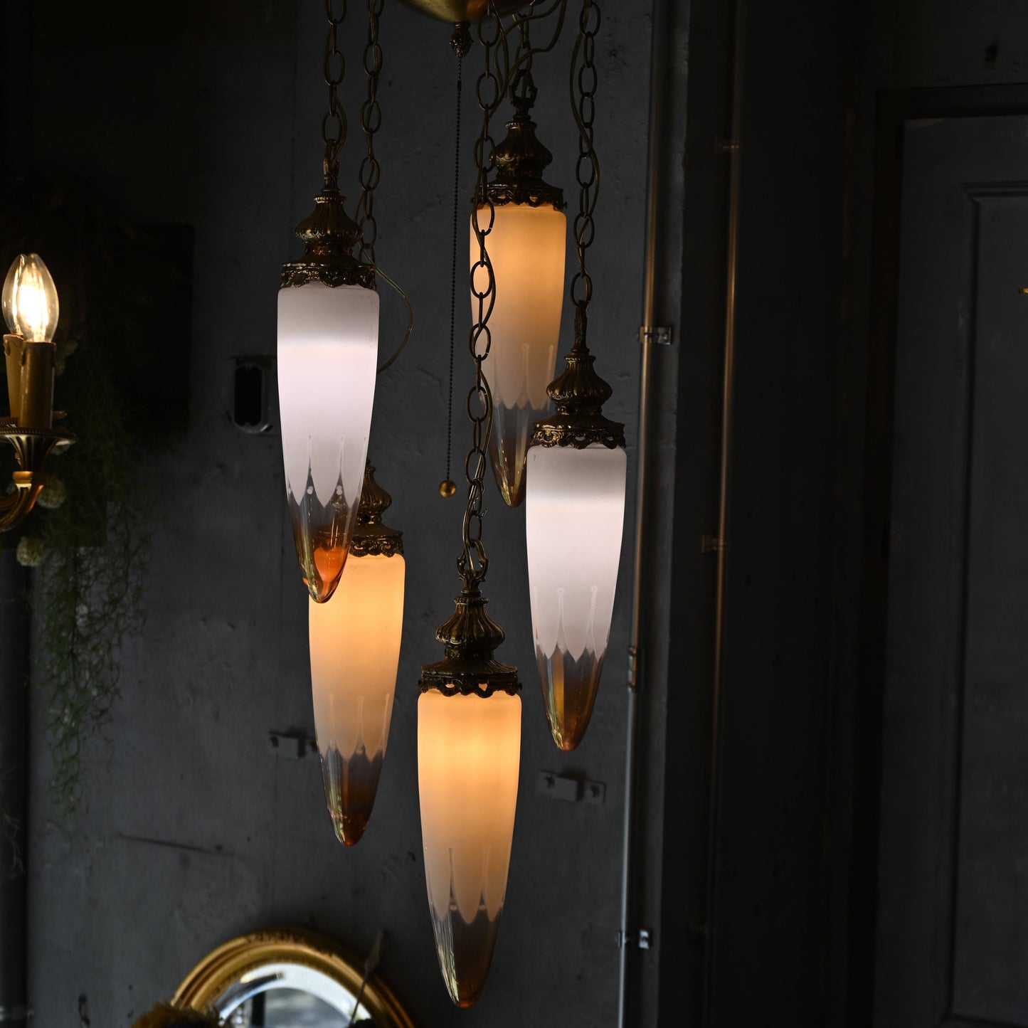 Hanging lumps chandelier（5灯）｛R-00404｝