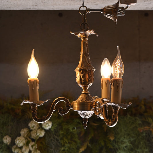Brass  pendant chandelier（3灯）｛R-00409｝