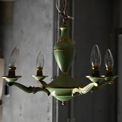 Emerald green  Chandelier（4灯）｛R-00403｝