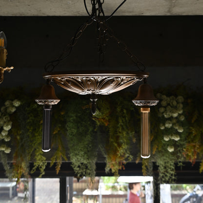 Brass pendant lump（2灯）｛R-00406｝