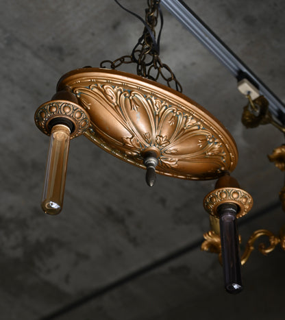 Brass pendant lump（2灯）｛R-00406｝