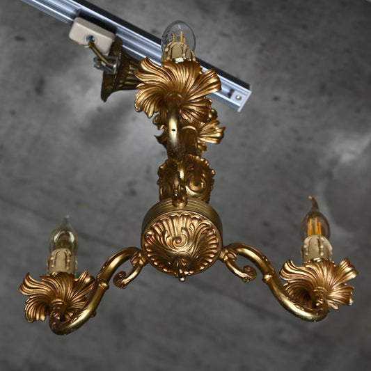 Brass  pendant chandelier（3灯）｛R-00409｝