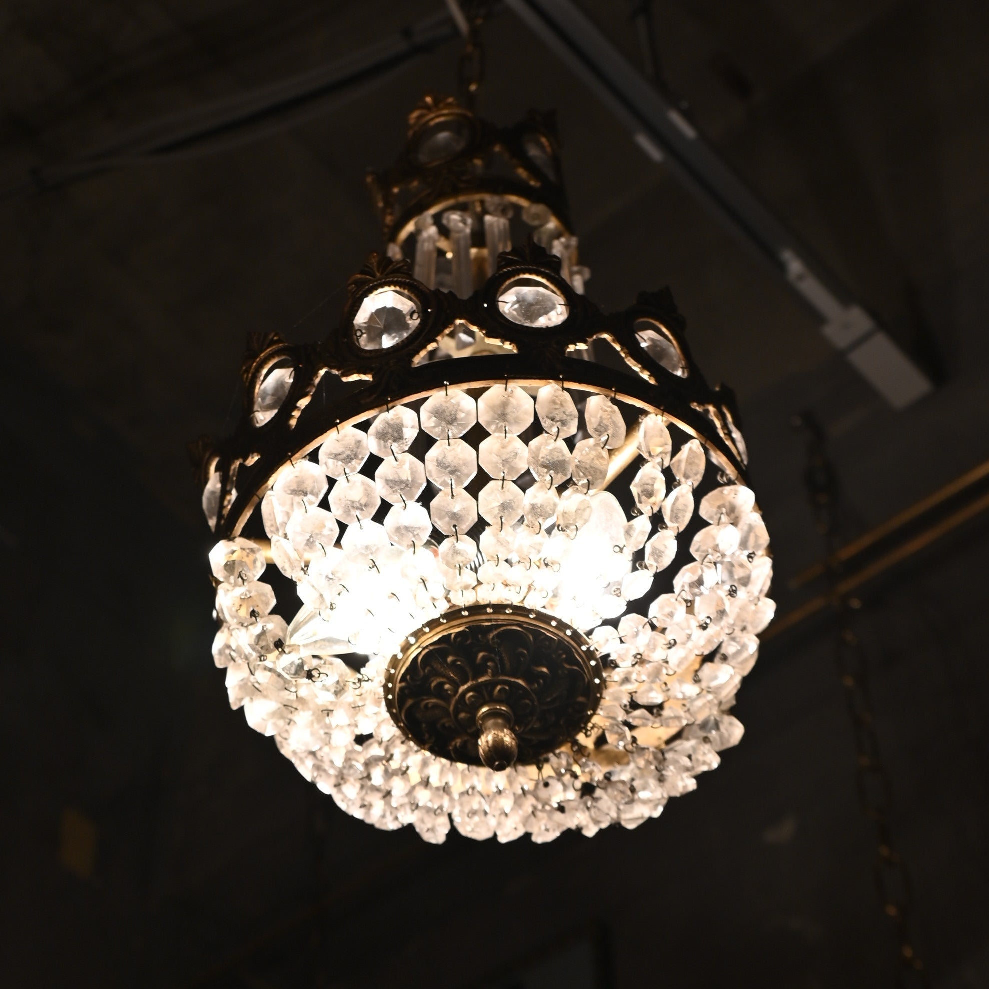 Chandelier アンティーク照明, フランスアンティーク, ランプ