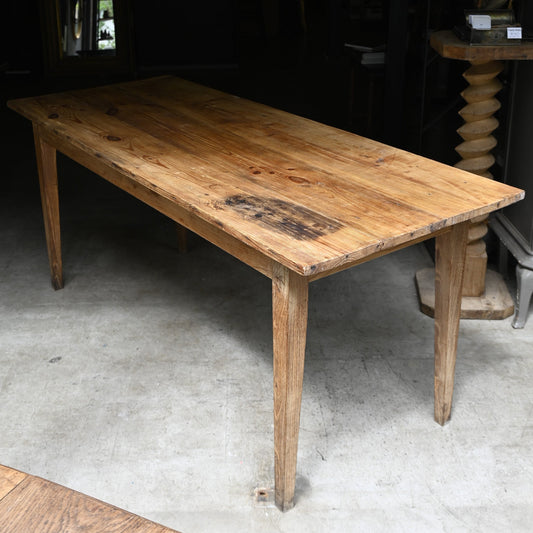 Wood long table {R-00105}