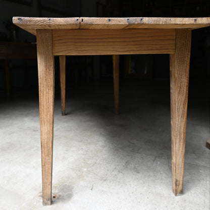 Wood long table {R-00105}