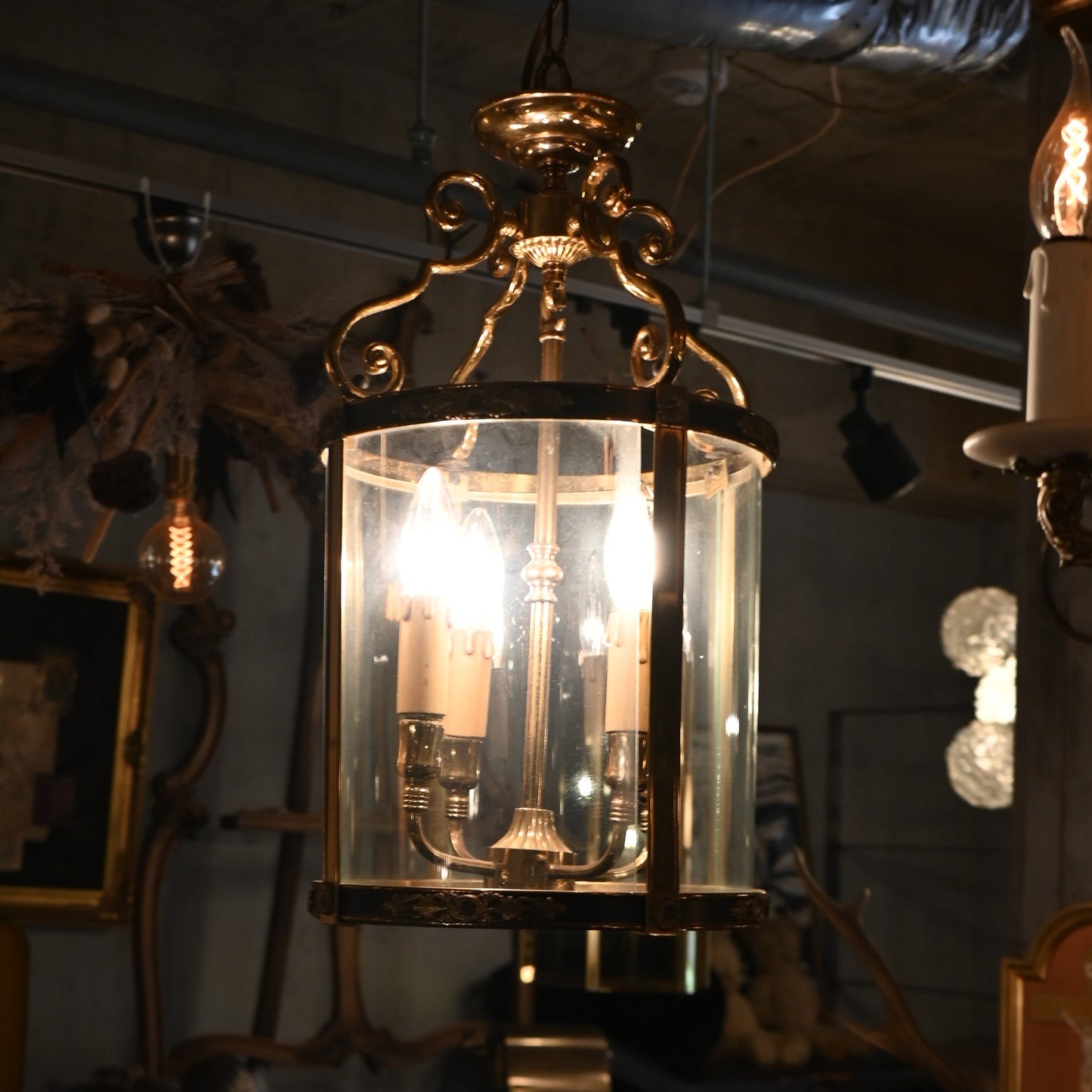 Brass lantern lamp（4灯）｛RF-00513｝