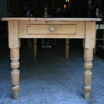 Pine wood long table {R-00106}