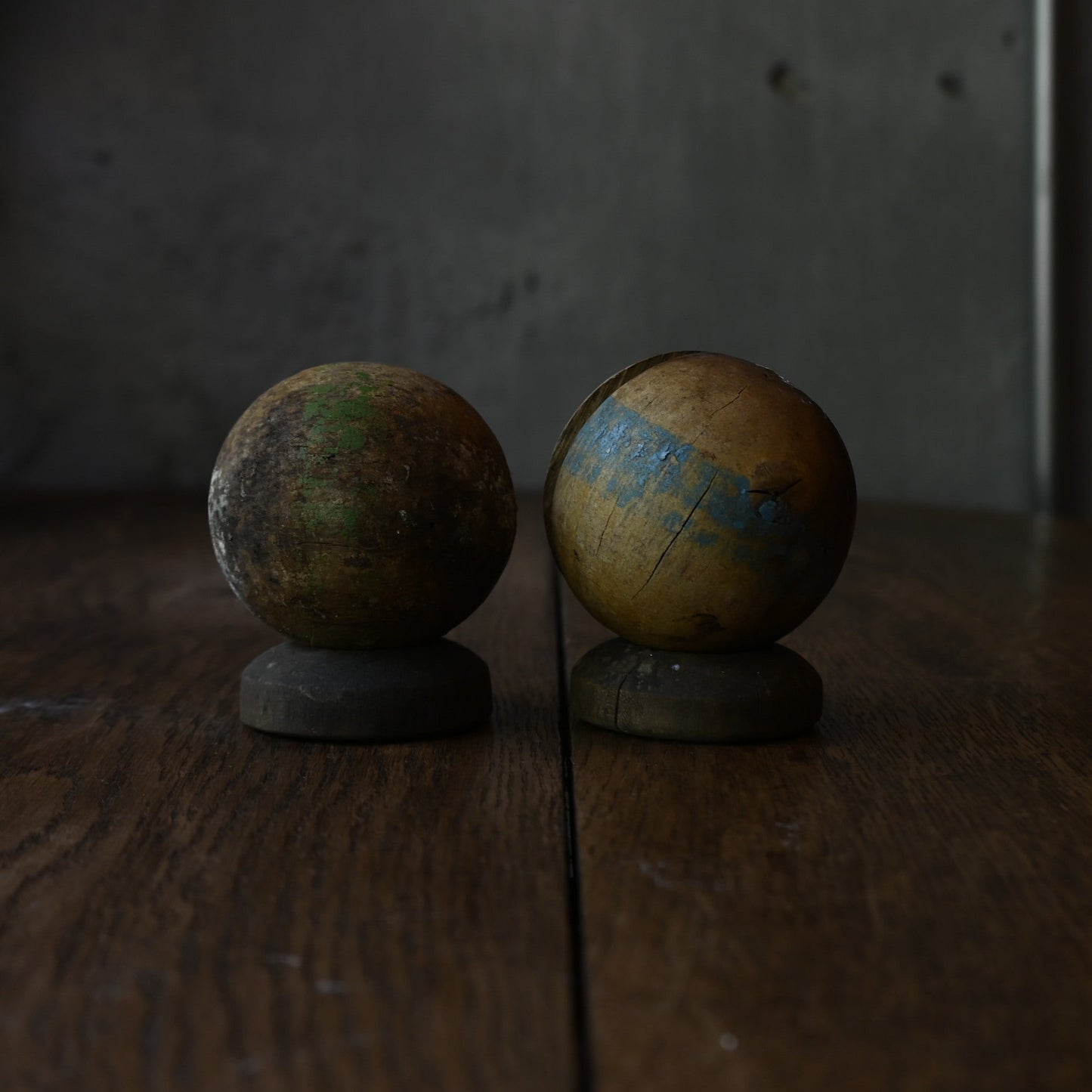 Wood objet " Ball butt"｛R-01138｝