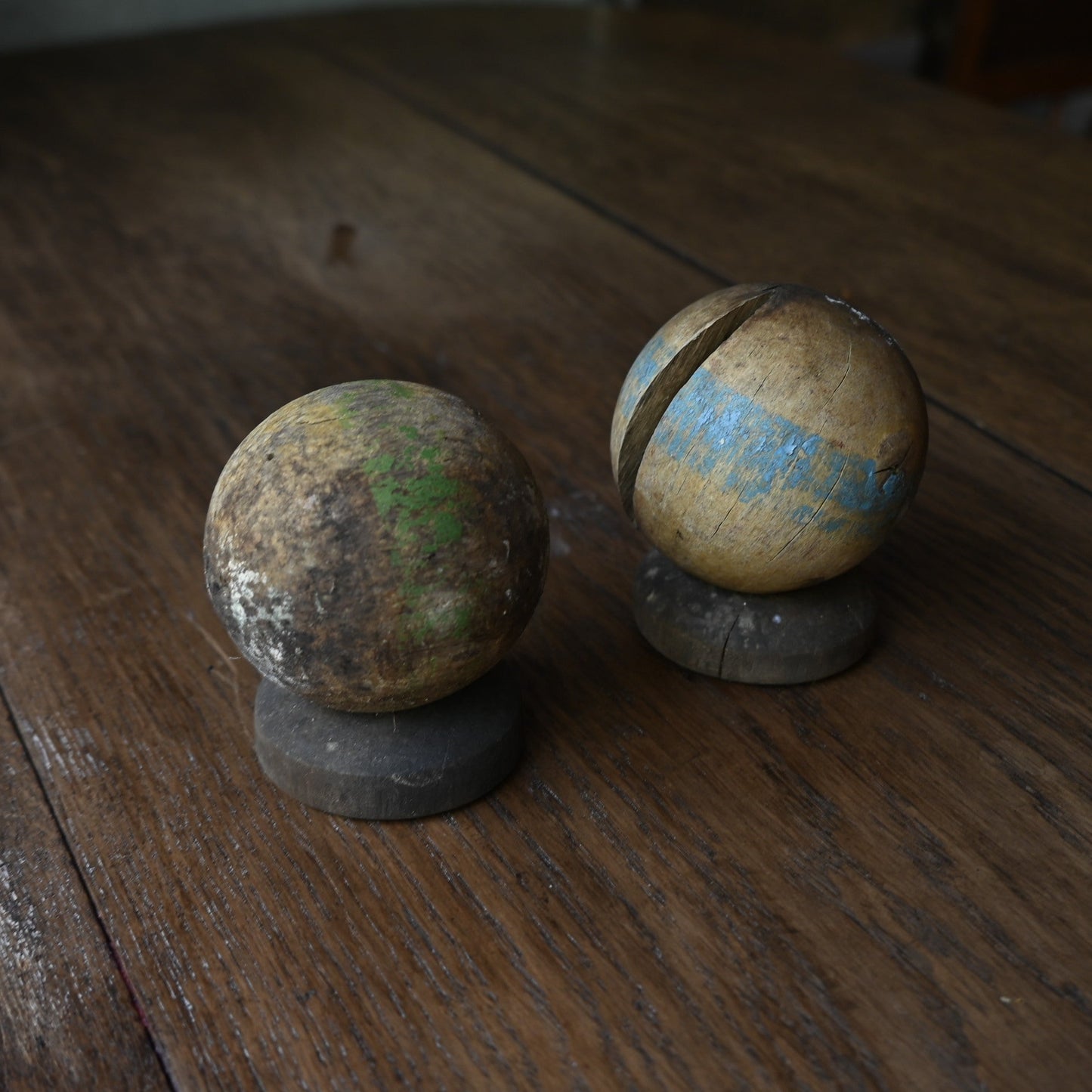 Wood objet " Ball butt"｛R-01138｝
