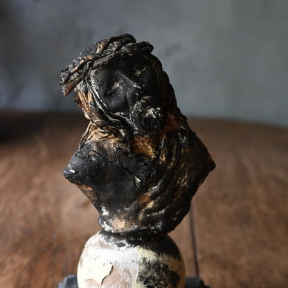 Clay statue "Jesus"｛ R-00640｝