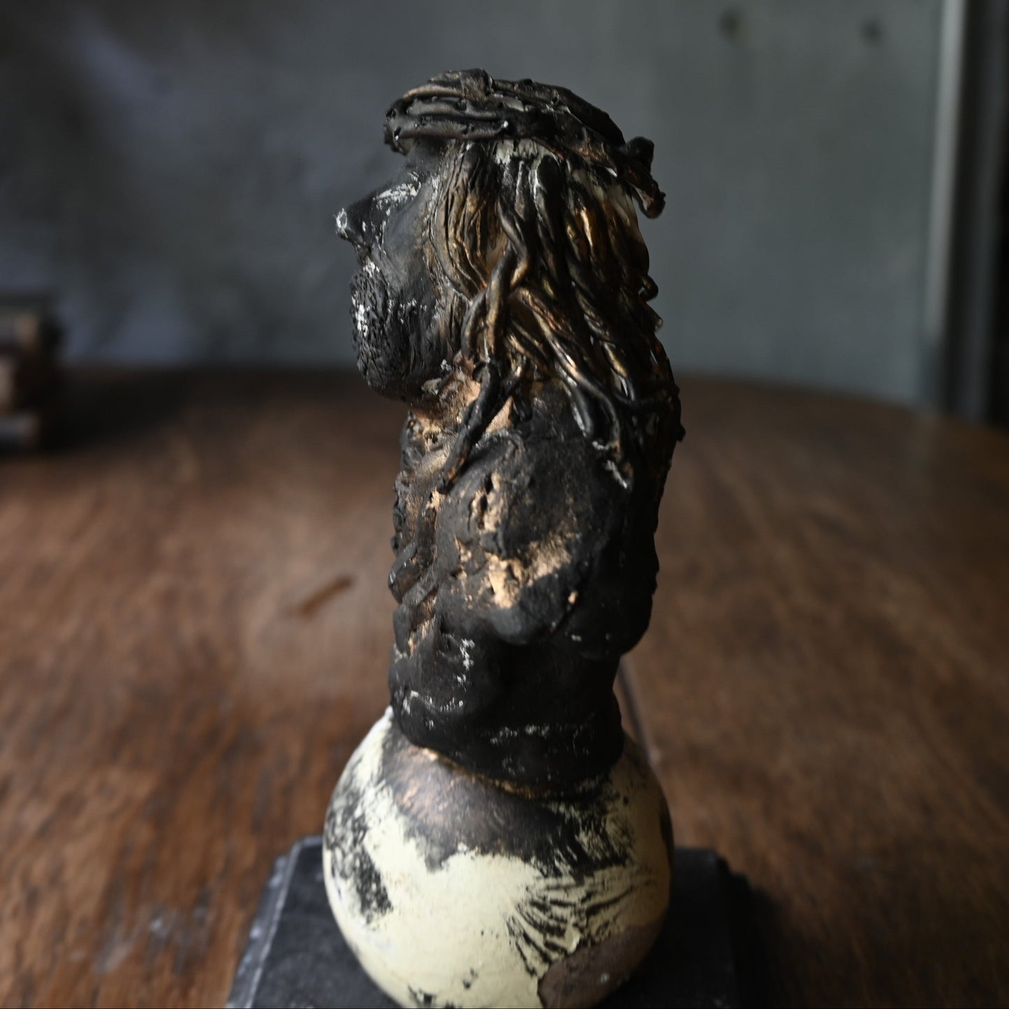 Clay statue "Jesus"｛ R-00640｝