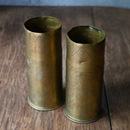 Brass candle holder set｛R-01143｝