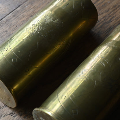 Brass candle holder set｛R-01143｝