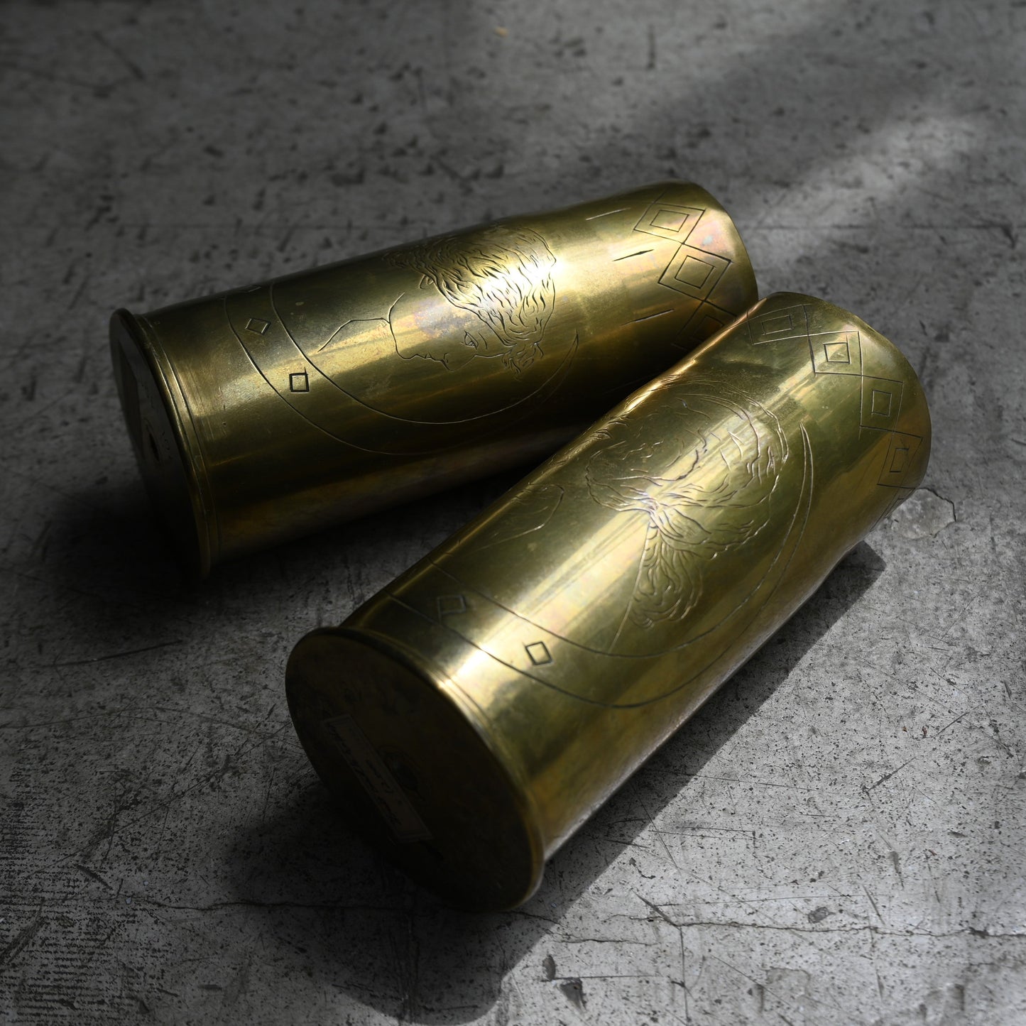 Brass candle holder set｛R-01143｝