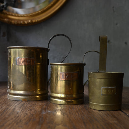 French Brass Ale Tankard Planter set｛R-01130｝