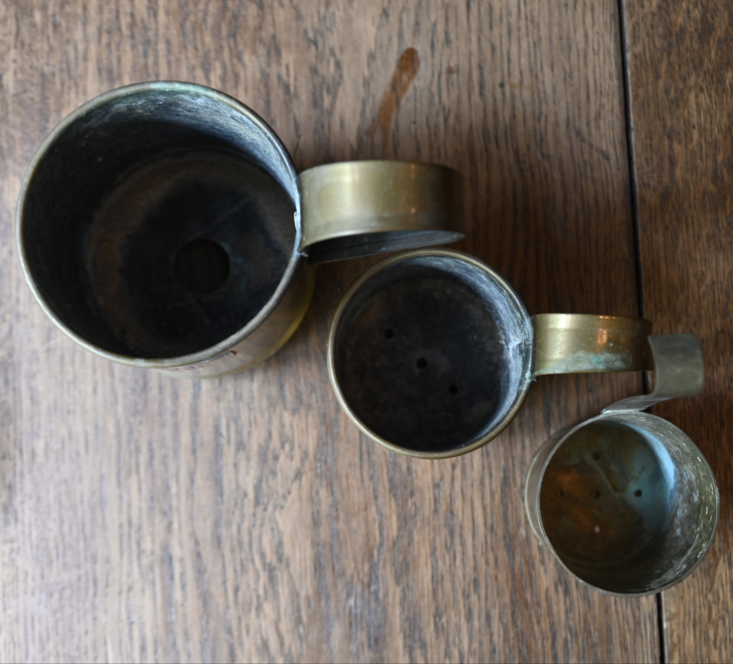 French Brass Ale Tankard Planter set｛R-01130｝
