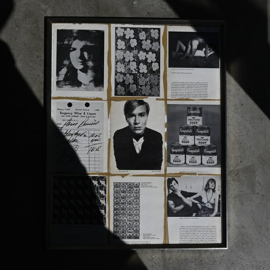 Collage art "Andy Warhol"（Curios）R-01311