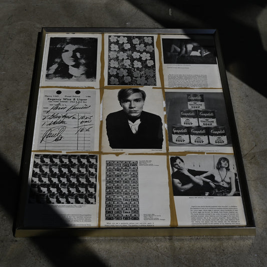 Collage art "Andy Warhol"（Curios）R-01311