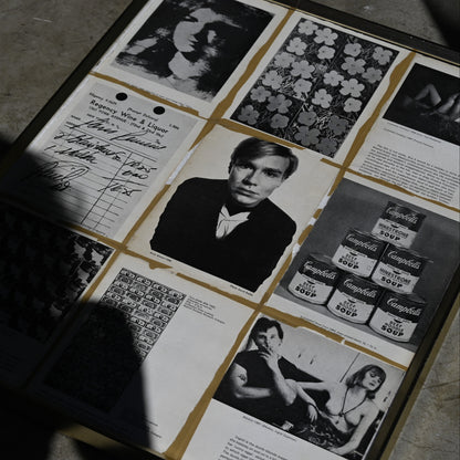 Collage art "Andy Warhol"（Curios）R-01311