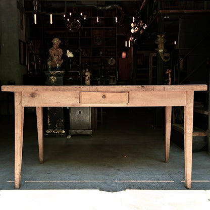 Wood dining  table {R-00109}
