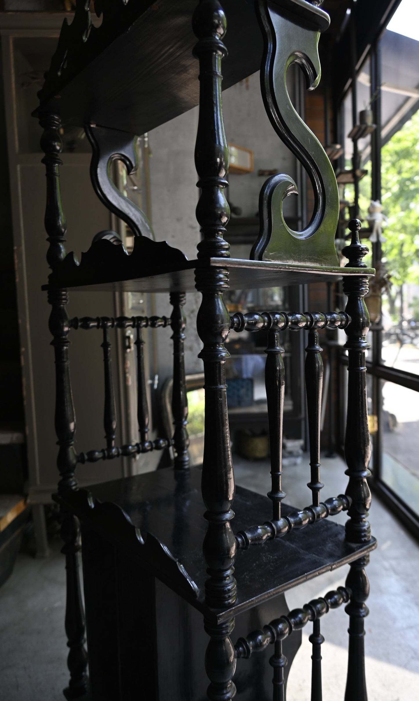 Napoléon III style Black shelf｛R-00223｝