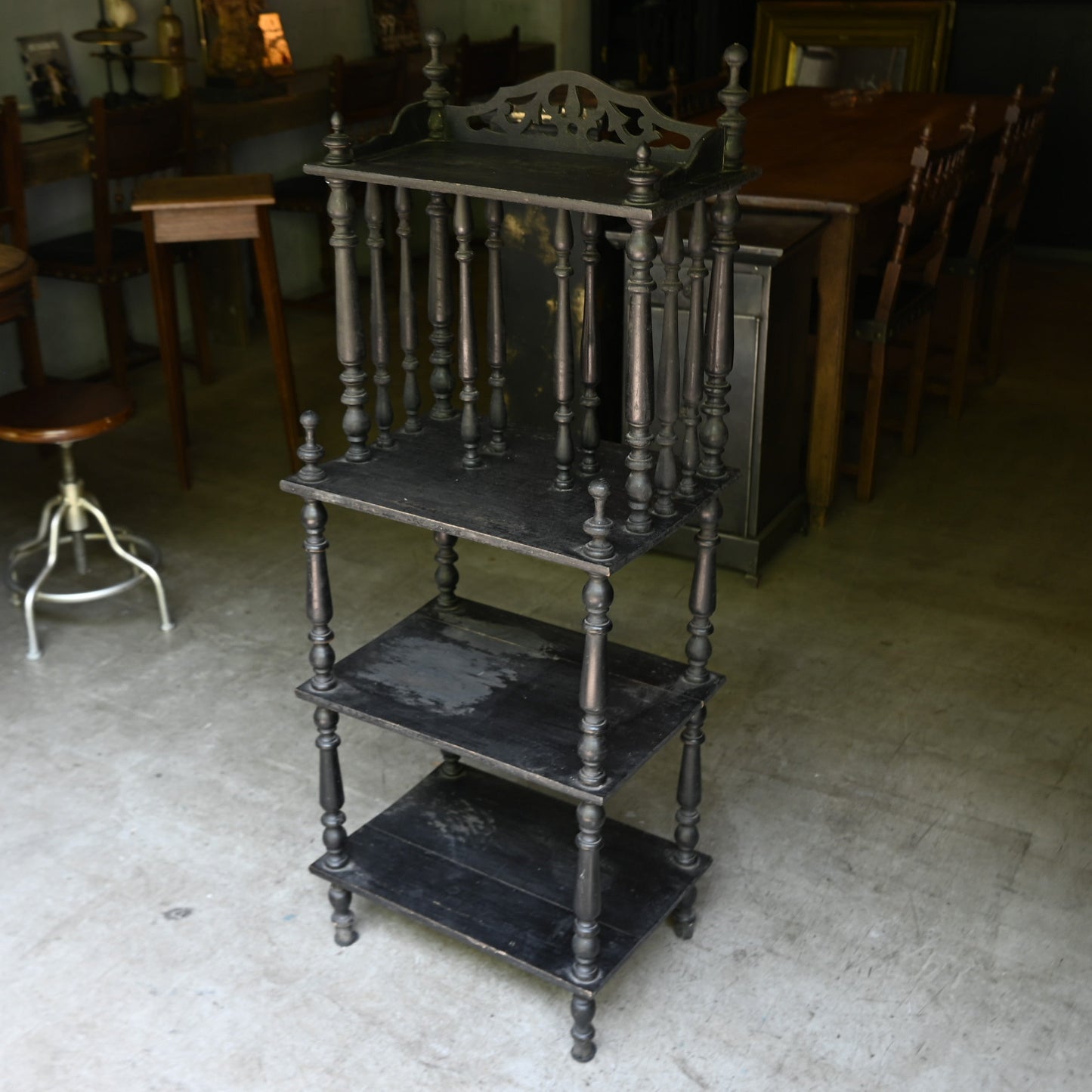 Napoléon III style Black shelf｛R-00222｝