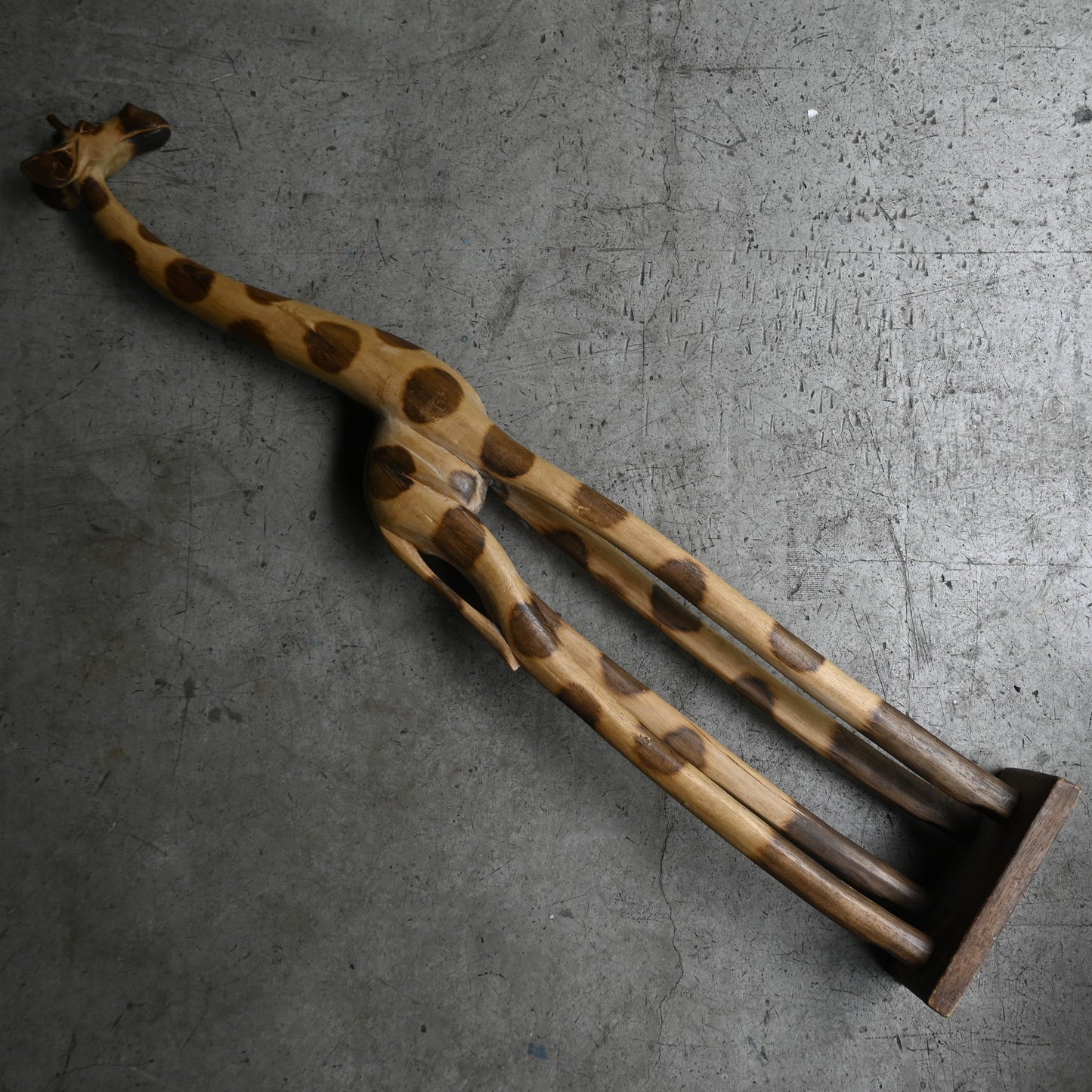 Wood figurine"Giraffe"｛ R-00641｝