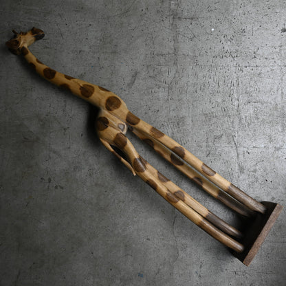 Wood figurine"Giraffe"｛ R-00641｝