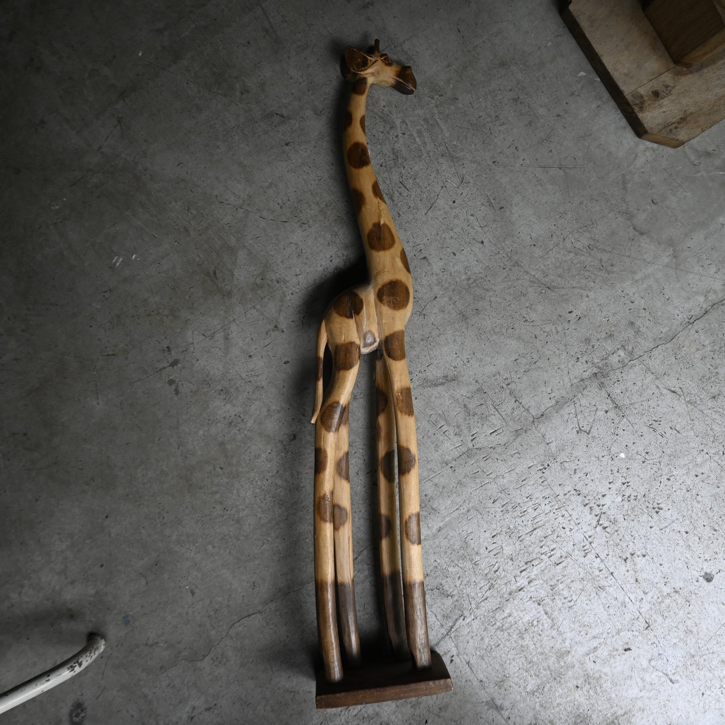 Wood figurine"Giraffe"｛ R-00641｝
