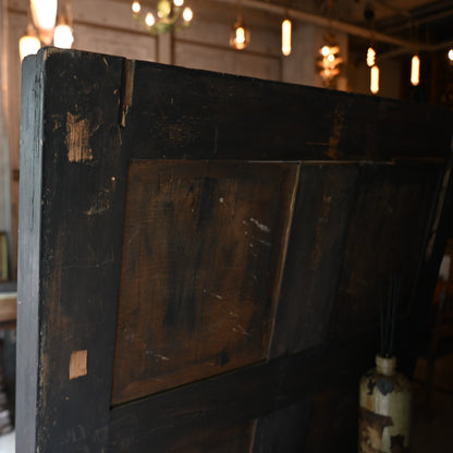 Antique Mirror Black paint Art deco style   R-0310