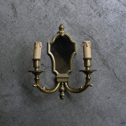 Antique wall mirror lamp（2灯）｛R-00414｝