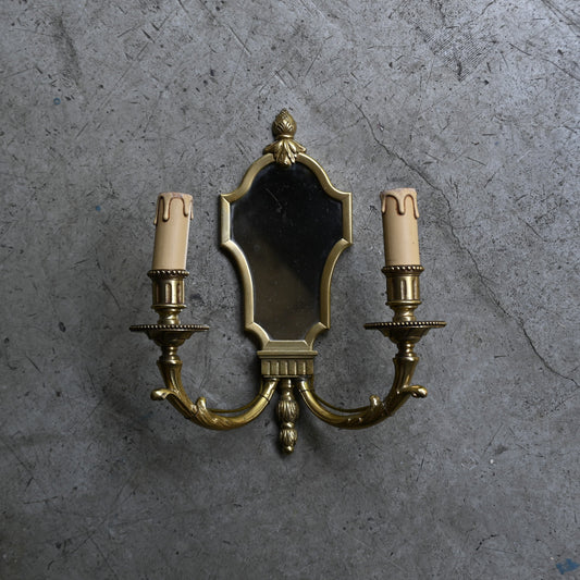 Antique wall mirror lamp（2灯）｛R-00414｝