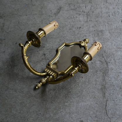Antique wall mirror lamp（2灯）｛R-00414｝