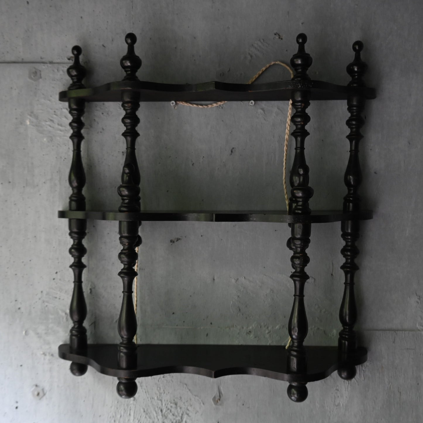 Napoléon III Style Black paint Wall Shelf｛RF-00412｝