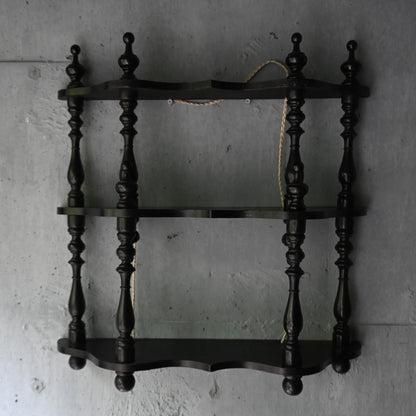 Napoléon III Style Black paint Wall Shelf｛RF-00412｝