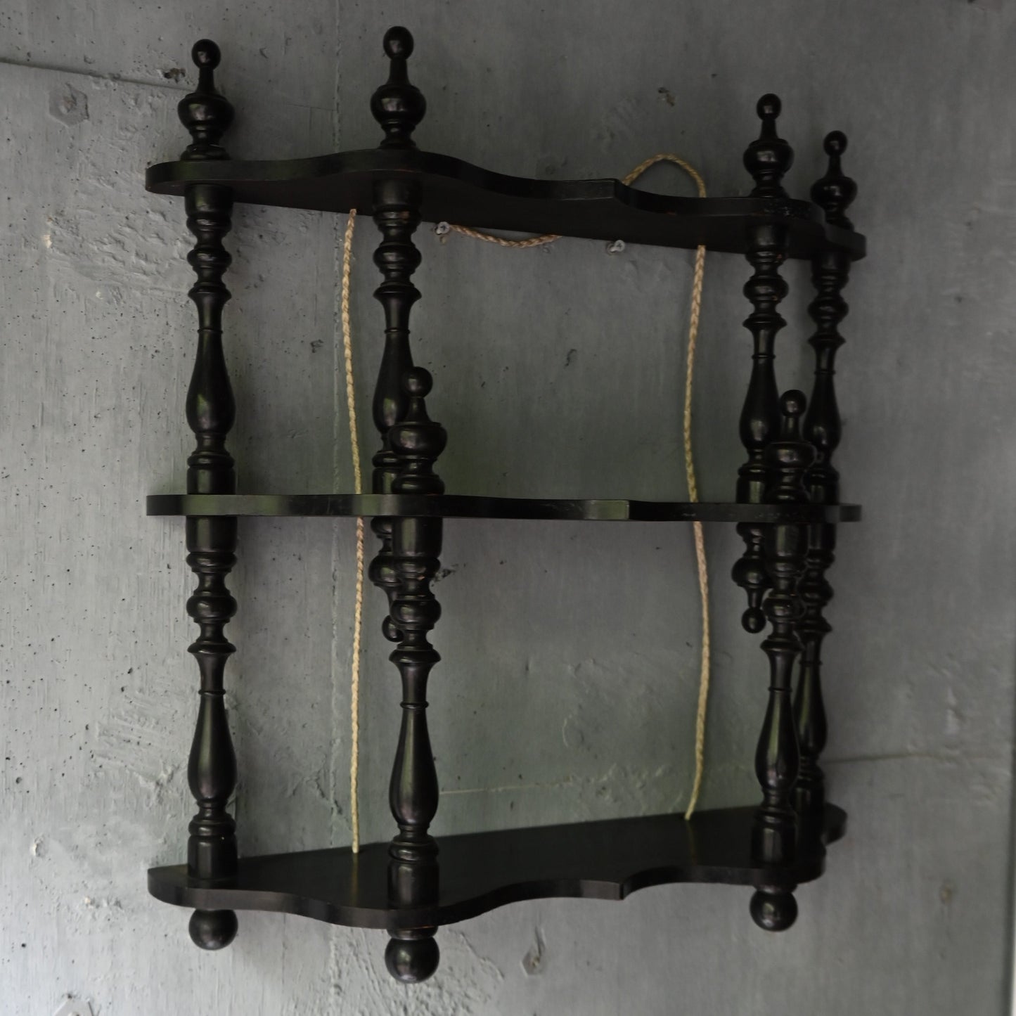 Napoléon III Style Black paint Wall Shelf｛RF-00412｝