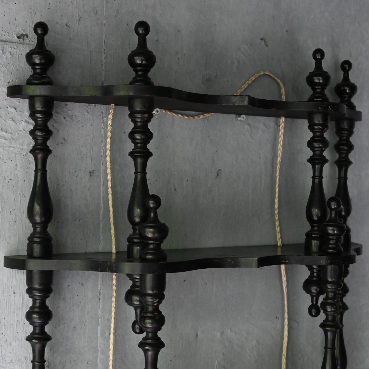 Napoléon III Style Black paint Wall Shelf｛RF-00412｝