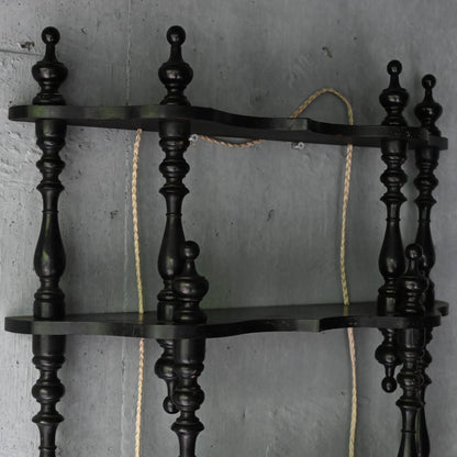 Napoléon III Style Black paint Wall Shelf｛RF-00412｝