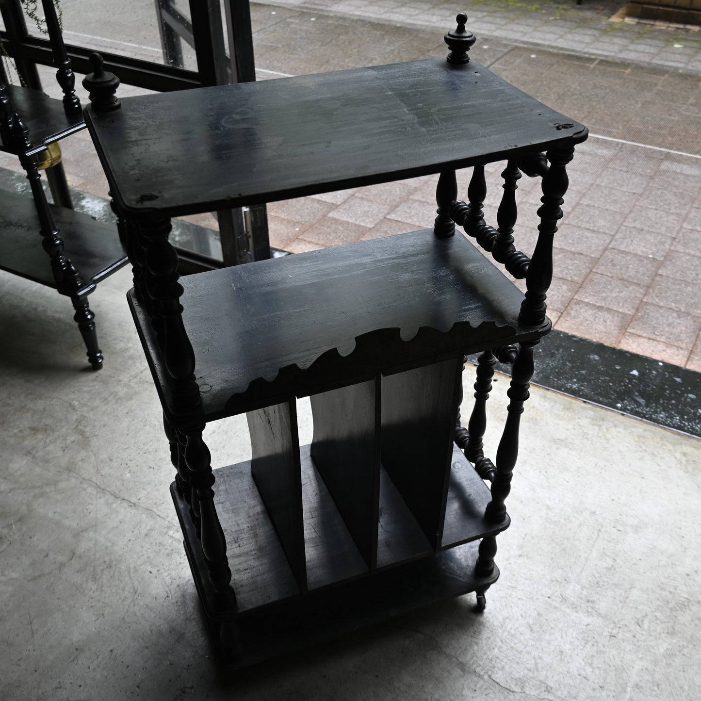 Napoléon III Style Black Shelf｛RF-00409｝